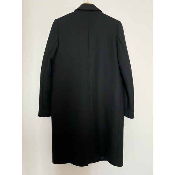 Zara | Navy Single Button Coat - Picture 2 of 5